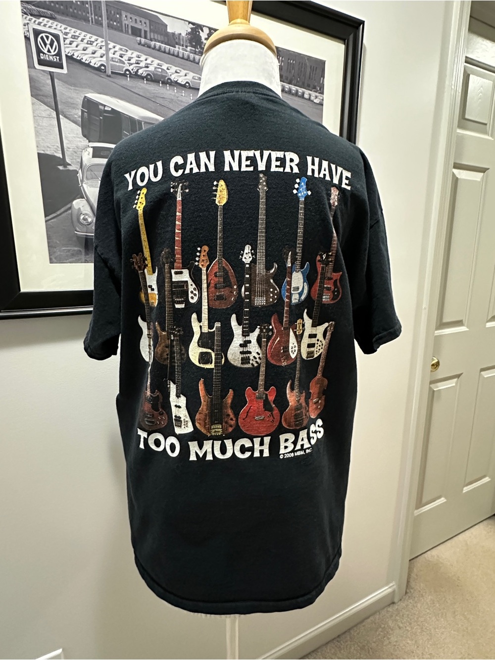 Vintage Graphic Tee - “Guitars"🎸 quote